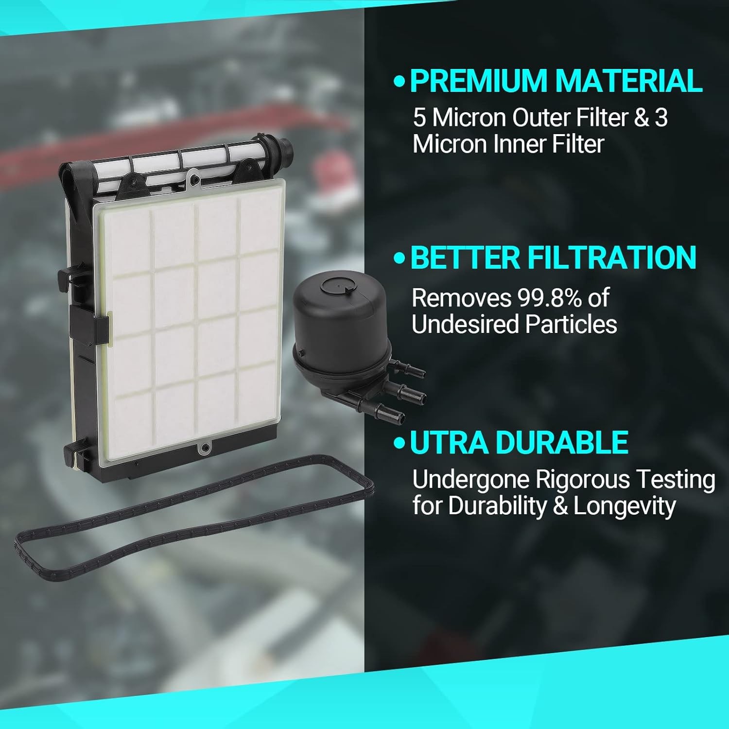 6.7 Powerstroke Fuel Filter Element - Compatible with 2017 2018 2019 2020...