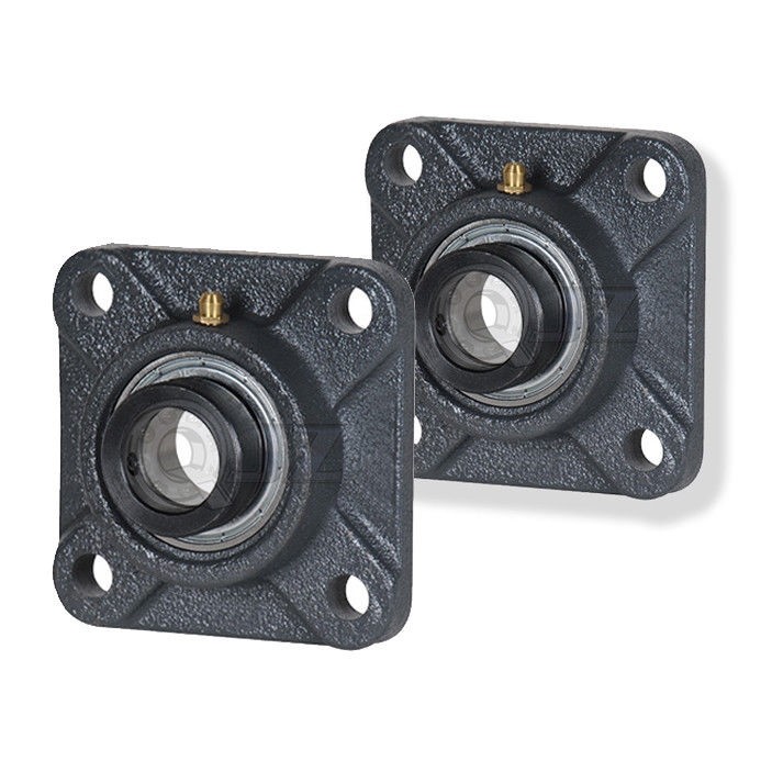 2x 1.4375in Flange Unit Cast Iron SAF207-23 Mounted Bearing SA207-23G+F207