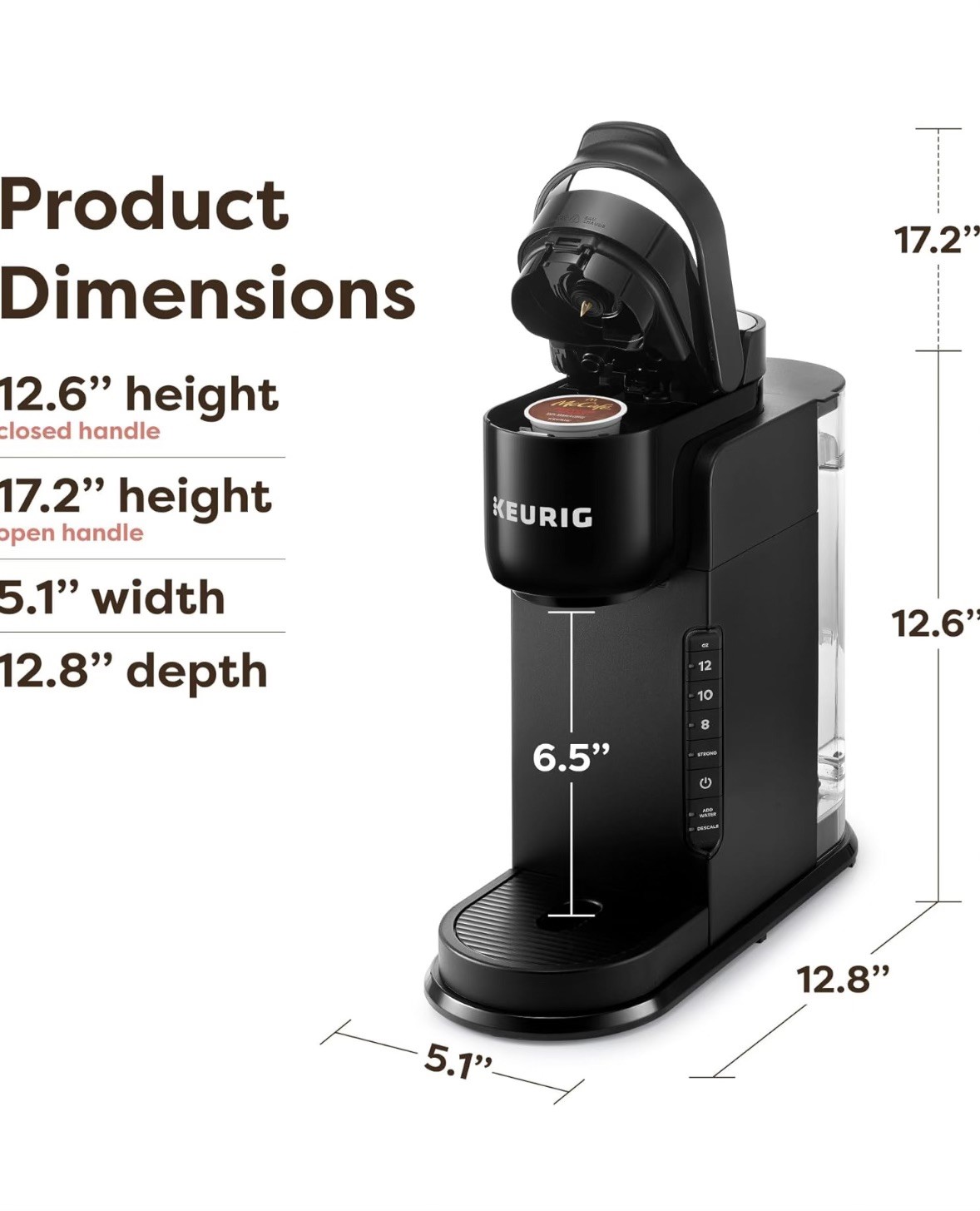 K-Express Single Serve Coffee Maker Personal Cup Brewing Machine Fast & Easy