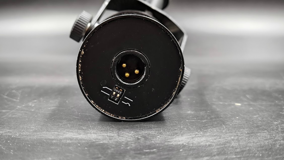 Record MC-82 Microphone Used Working Black
