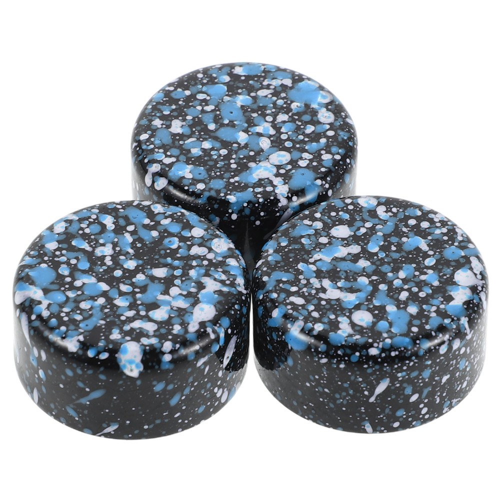3Pcs Blue Guitar Effect Pedal Footswitch Cap Textured Surface for Secure Grip