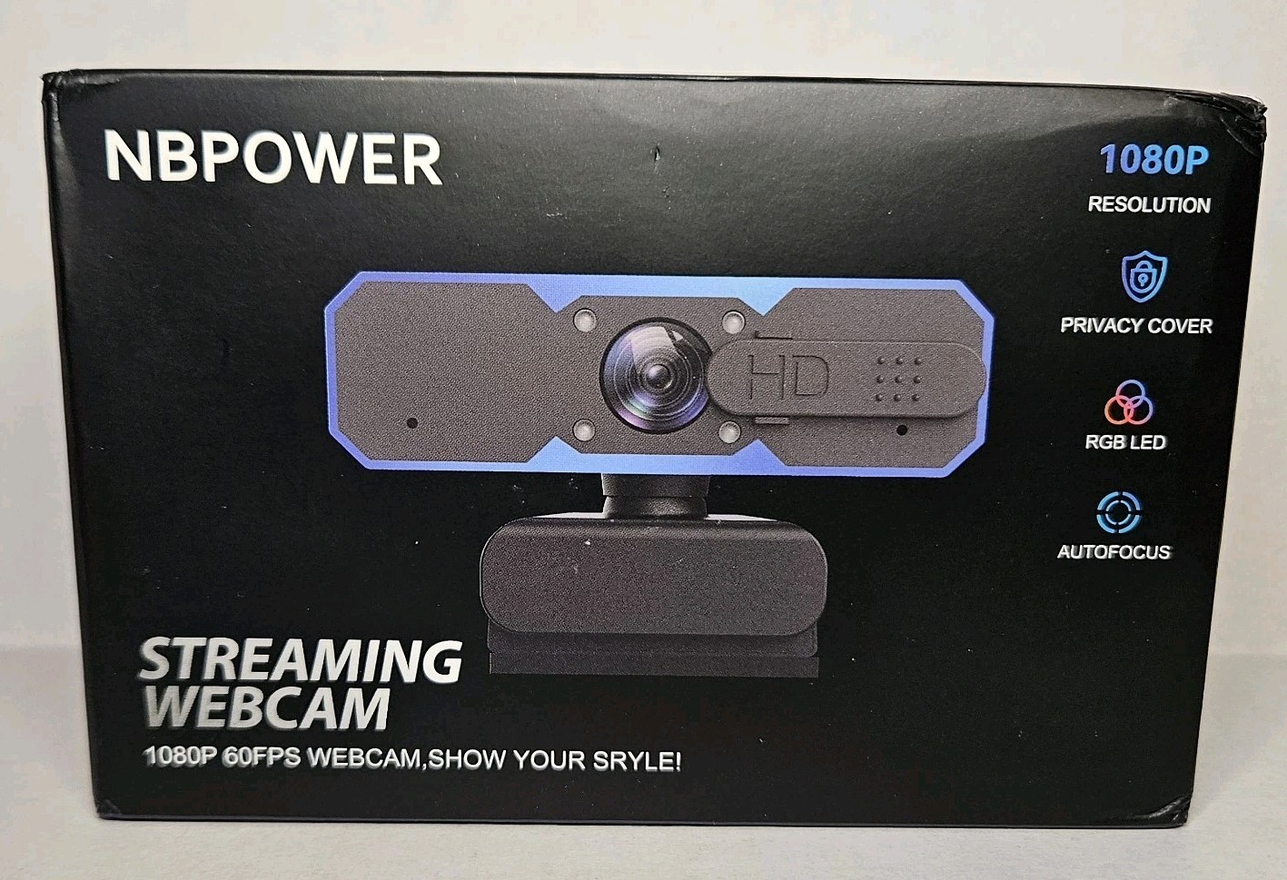 Streaming Webcam NB Power Model H782 New In Box Sealed