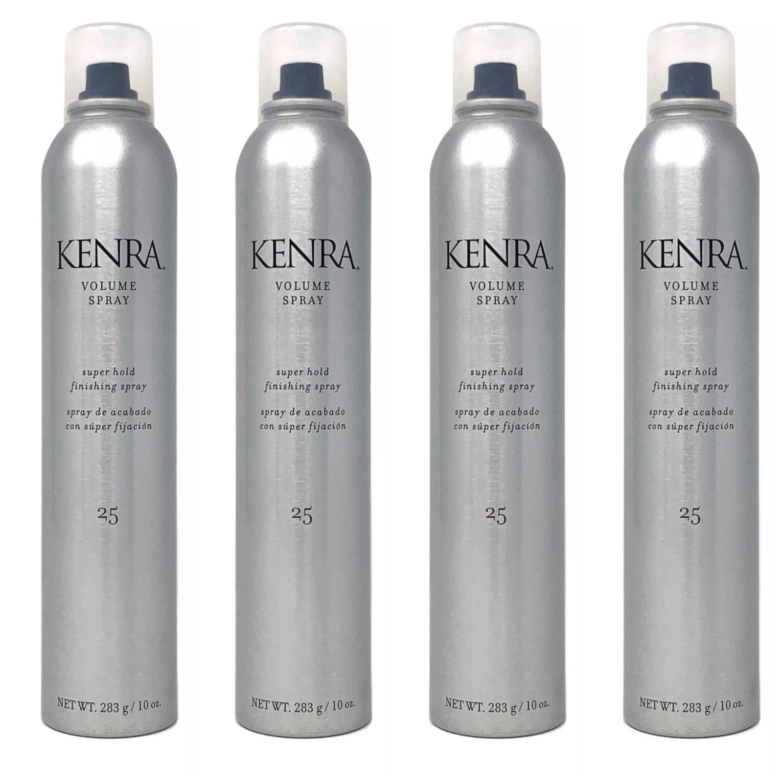 Kenra 25 Super Hold Finishing Spray 10 oz pack of 4 cans -50% VOC