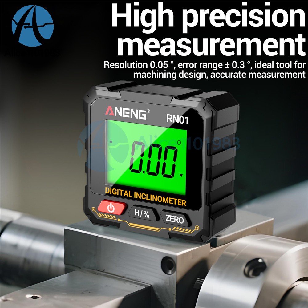 ANENG Magnetic Digital Level Box LCD Angle Finder Protractor Inclinometer Gauge
