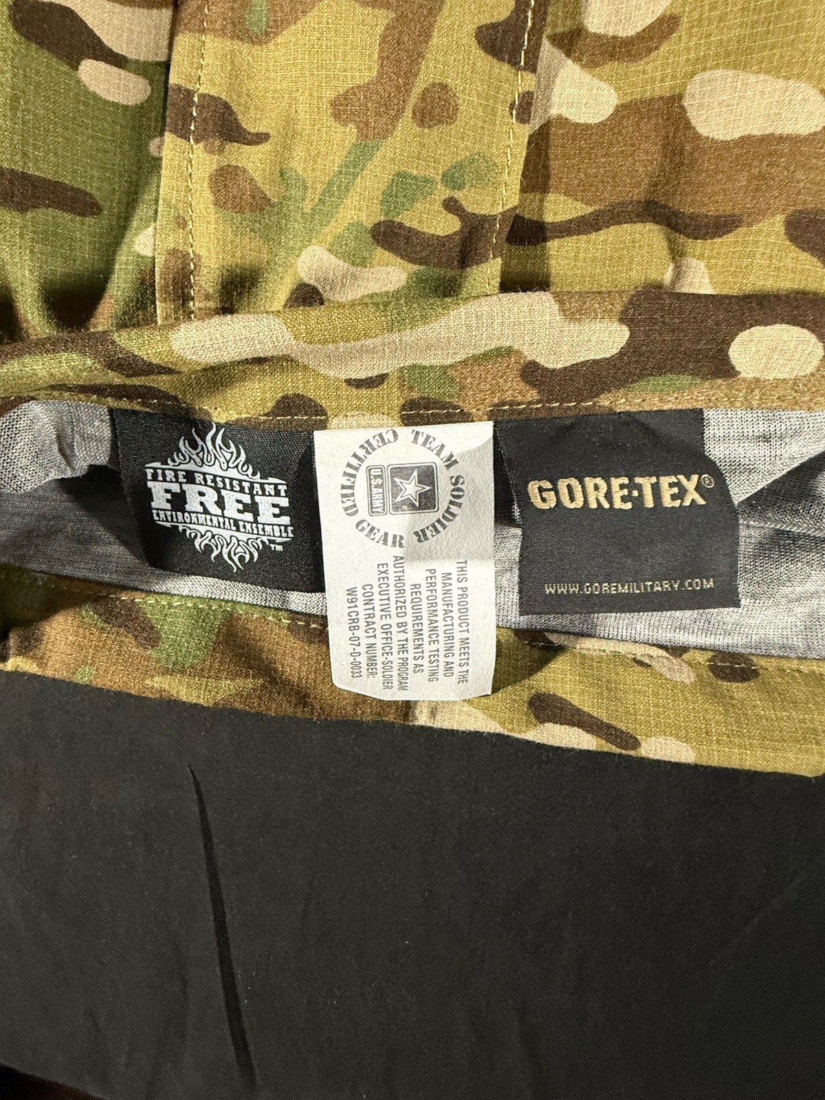 NEW USGI Massif EWOL FREE FR Goretex Multicam Parka Jackets Large Regular