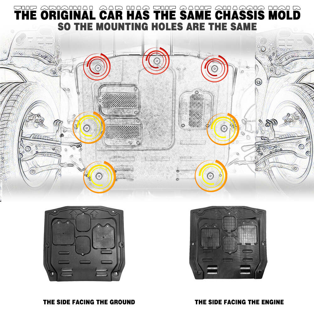Engine Splash Guard For Chevrolet Equinox 18-20 Under Engine Shield Cover Board