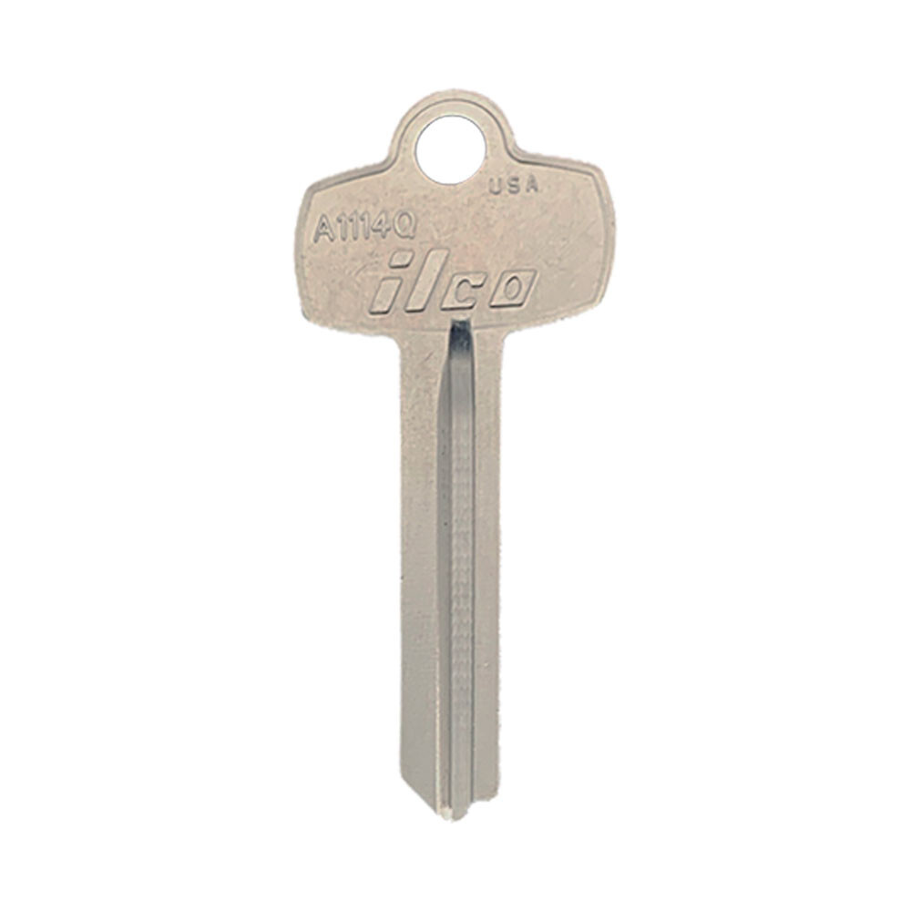 A1114Q, 1A1Q1 Key Blank 6-Pin Nickel