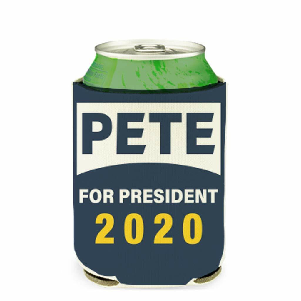 Pete Buttigieg 2020 Yard Sign, Can Cooler and Pete 2020 Car Decal Set