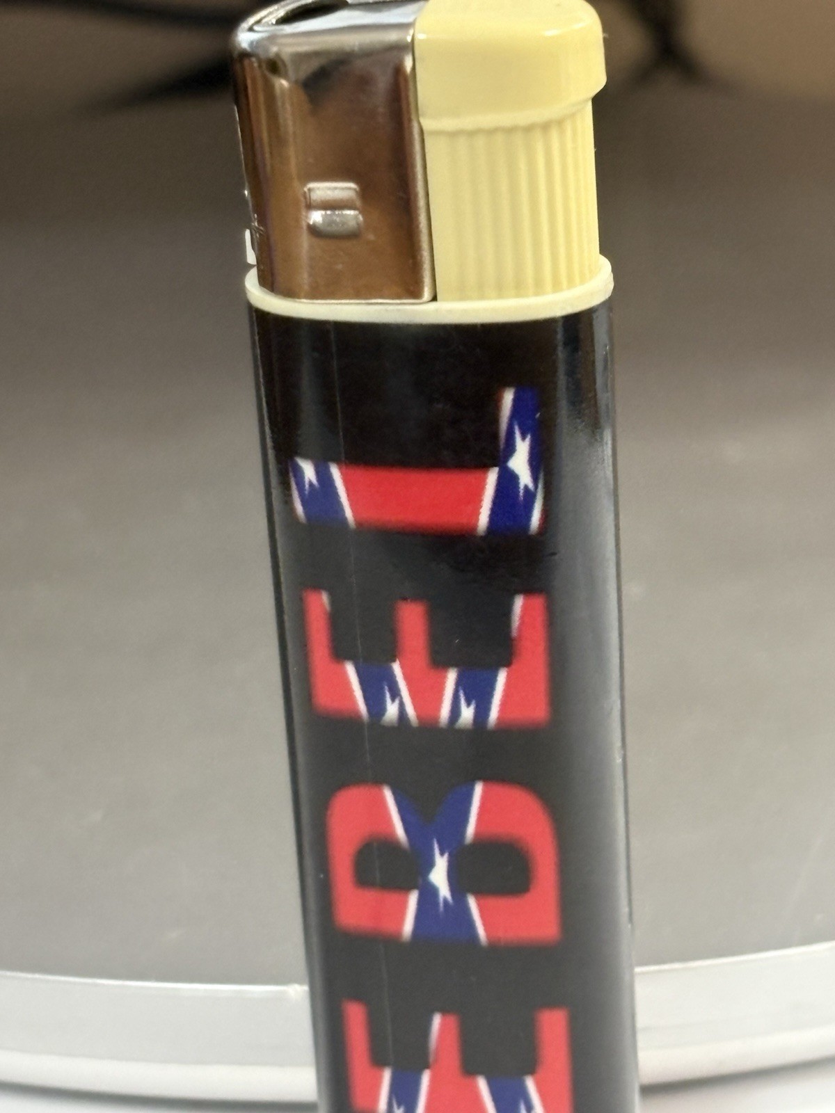 REBELS Cigarette Lighter Refillable Black Red Blue Color (works Fine)