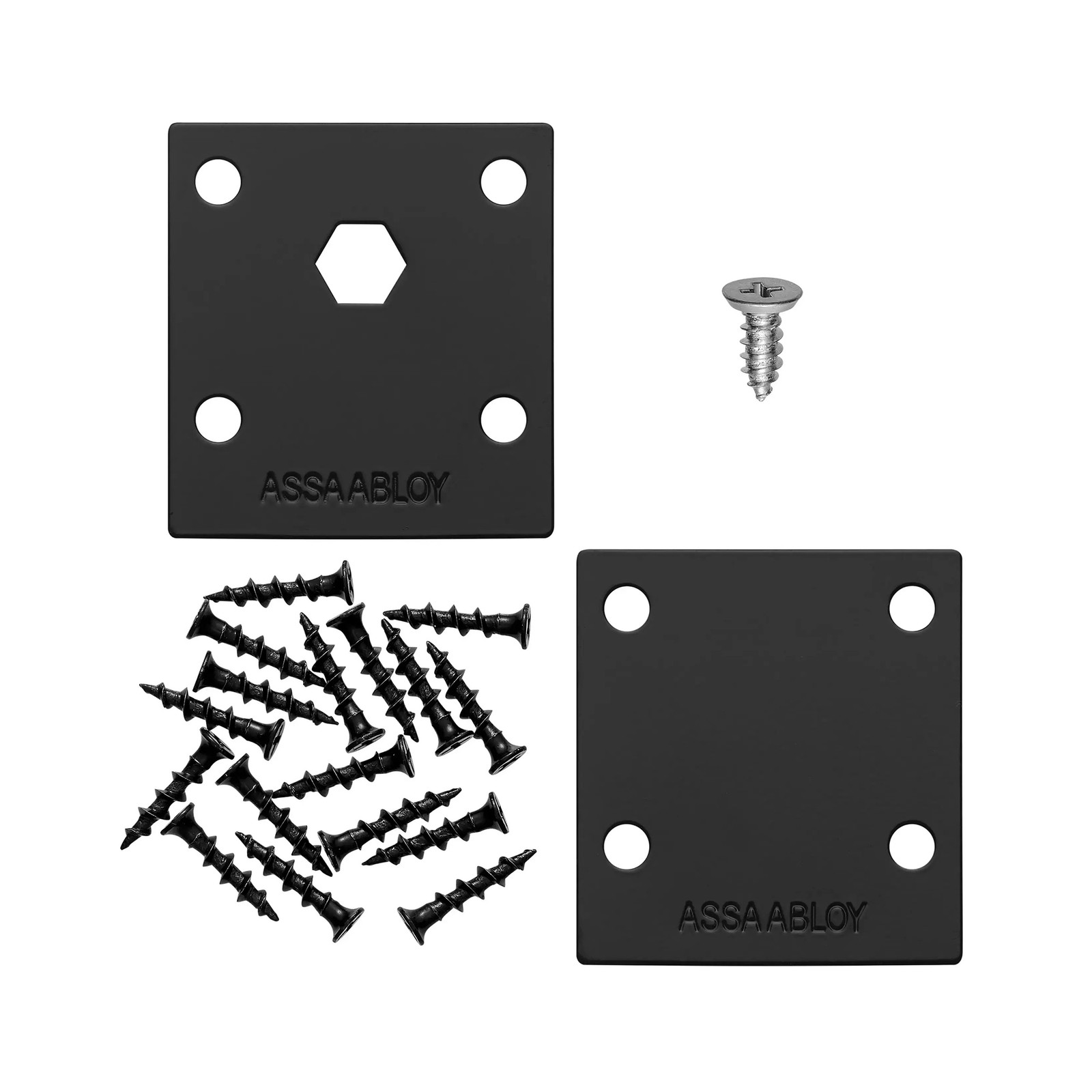 Pemko Door Bottom Kit 1-5/8" W x 1-3/4" H Black Finish