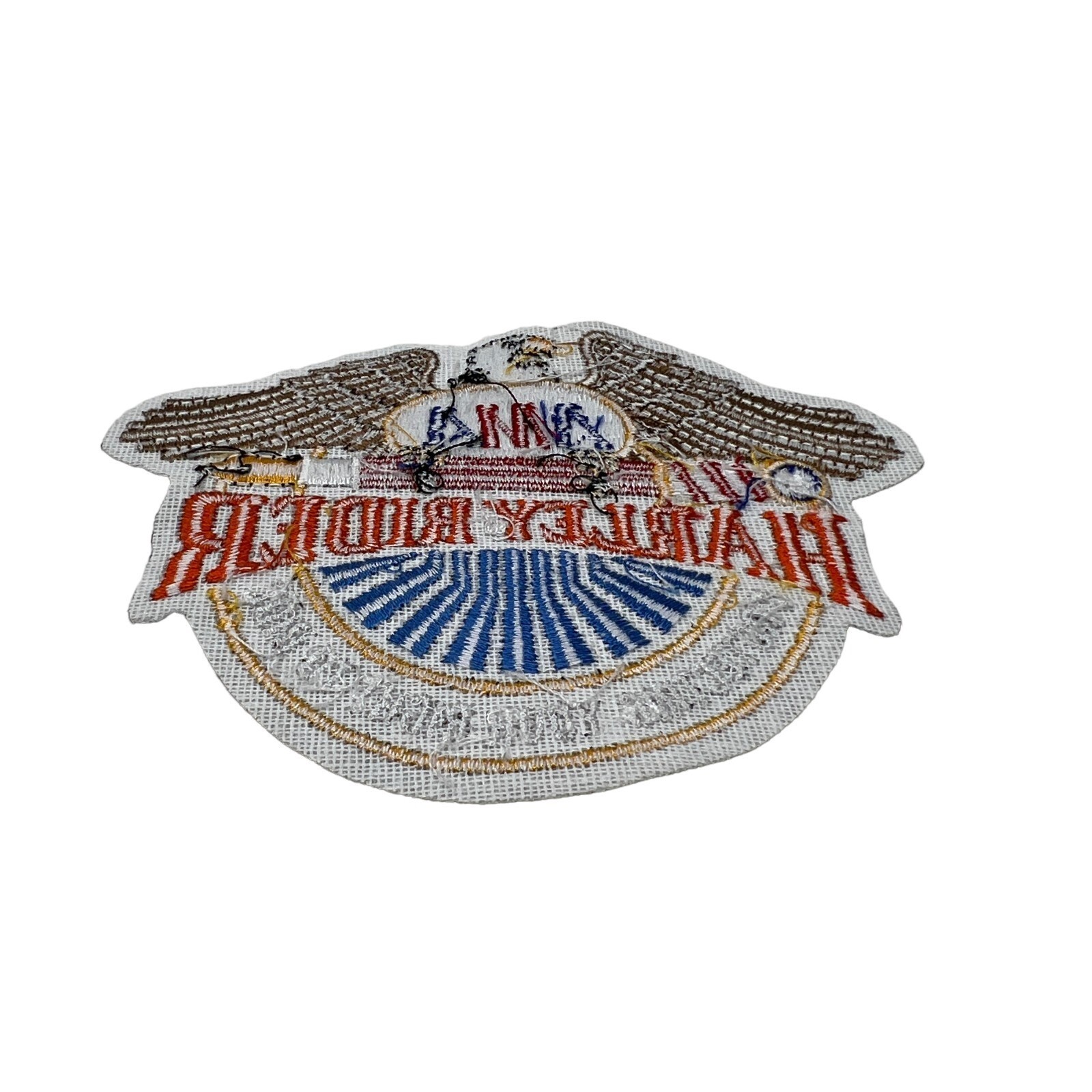 Harley Davidson Patch with Eagle AMA Protecting Your Right to Ride