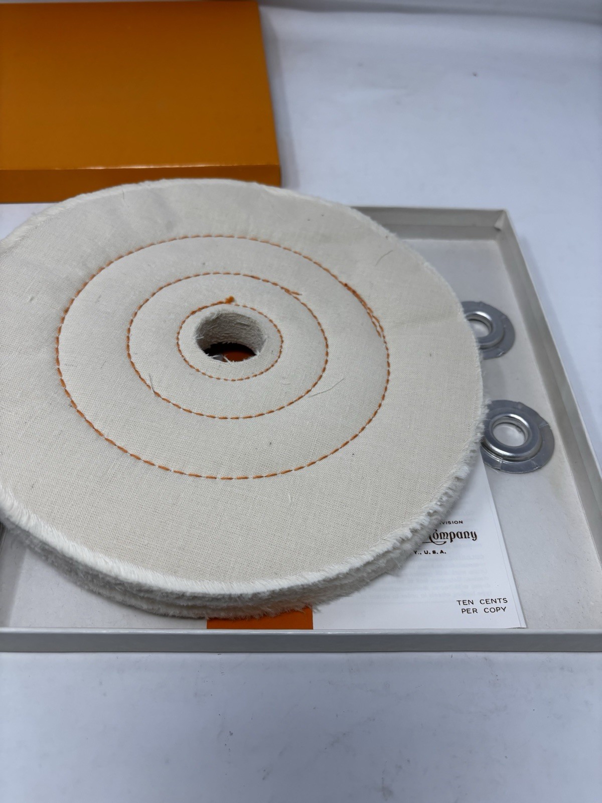 Divine Dico Buffer Pads No. 41 Cushion Sewed 8 in diameter x 3/4 " NIB-open USA