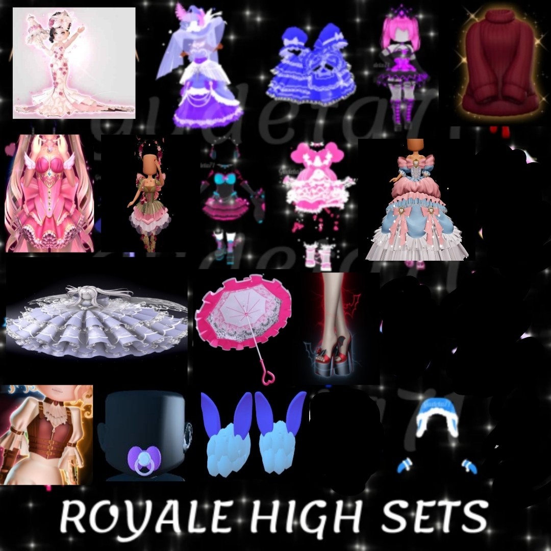 👠👑Royale high Sets & Accesories!! 👠👑