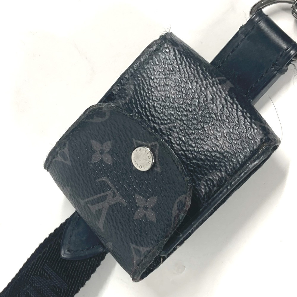 LOUIS VUITTON M80220 MonogramEclipse Lanyard Airpods Earphone Case With Strap