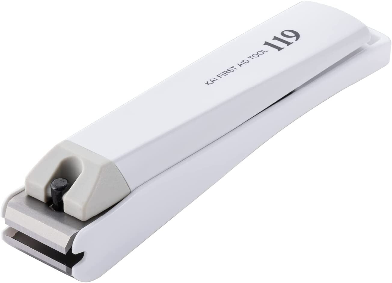 KAI 119 Nail Clipper KF1002 Curved Straight Blade Stainless Steel Type001L Japan