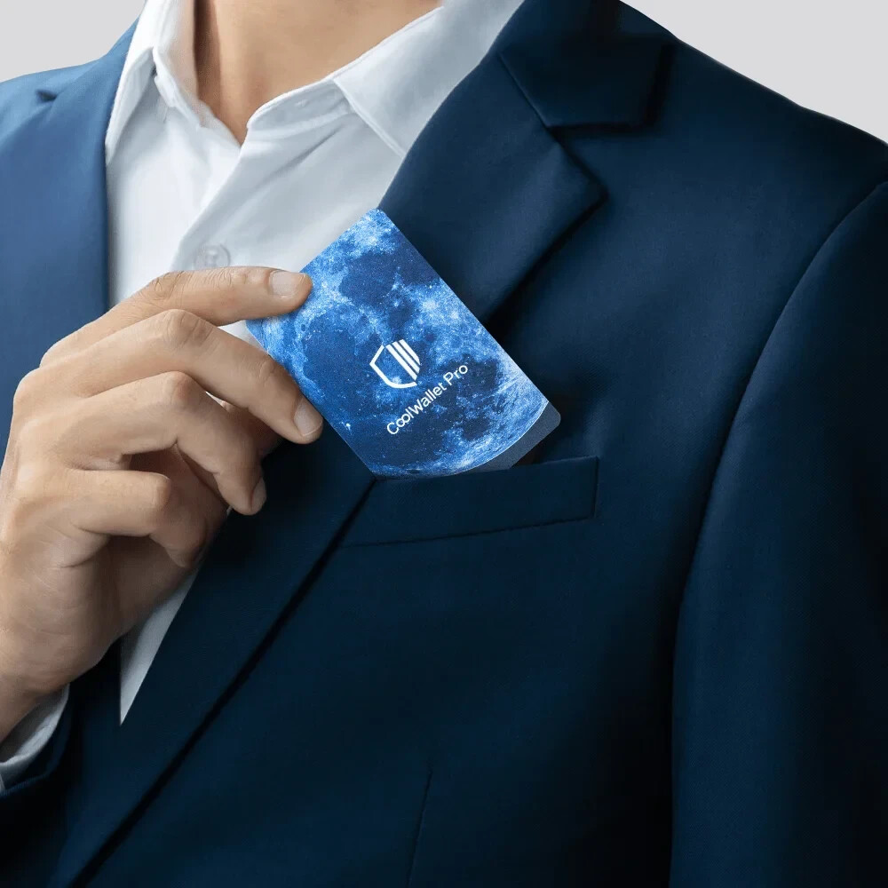 CoolWallet Pro - Credit Card Sized EAL6+ Crypto Wallet