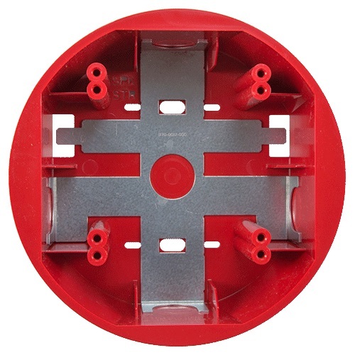 NEW System Sensor SpectrAlert Advance SBBCR Ceiling Mount Surface Back Box Red