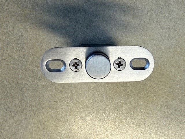 Through Bolt Mount Sliding Door Plunger Lock For SFIC Core (KEY RETAINING)