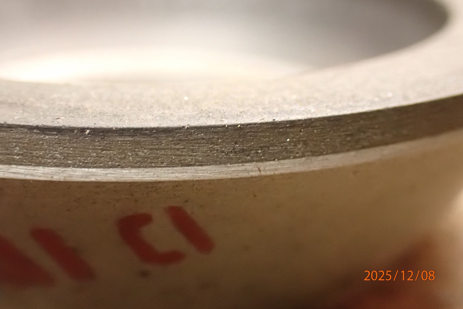 OLDER SMALL CUP GRINDING DIAMOND WHEEL FOR SURFACE TOOL CUTTER GRINDER