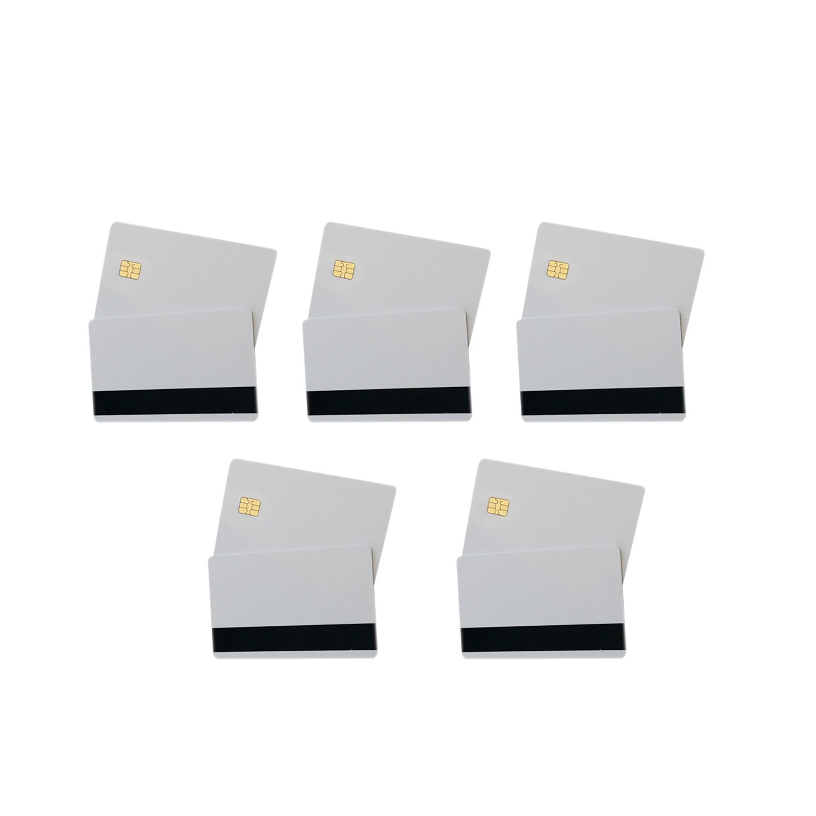 10x Blank Smart Card Sle4442 Chip+Magnetic Strip Hico 3 track Sublimation PVC qq
