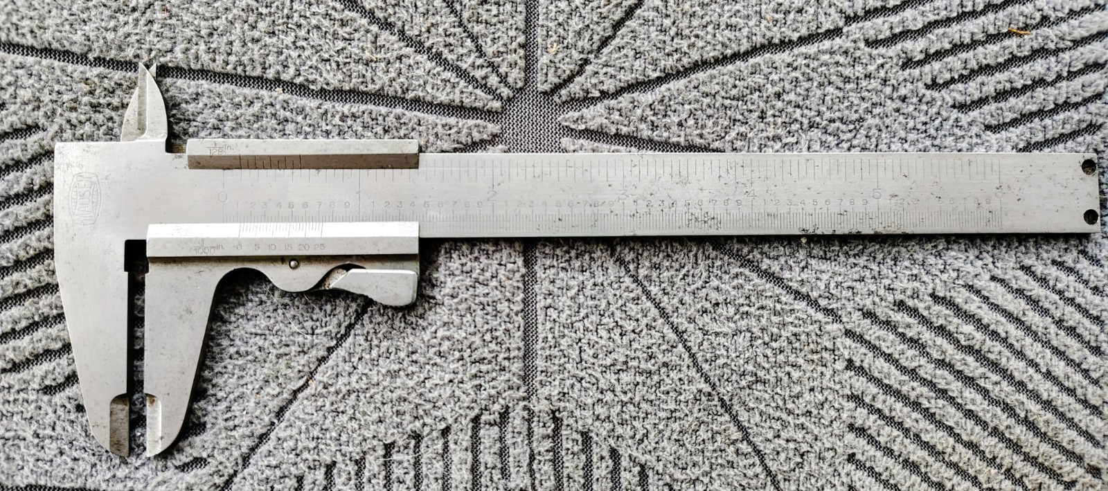 🗽GEORGE SCHERR CO. 6" VERNIER CALIPER MADE IN GERMANY MACHINIST/TOOLMAKER