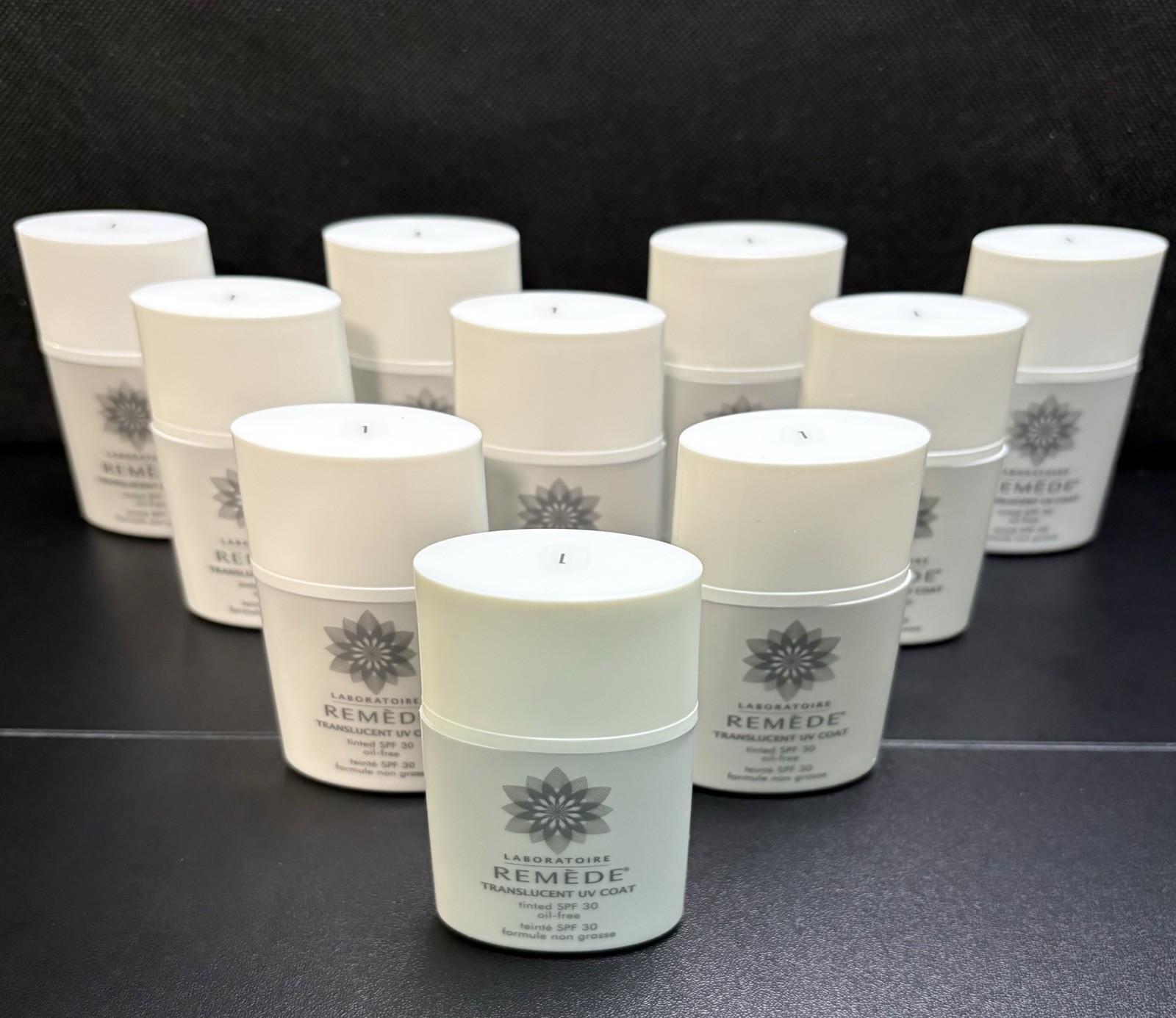Lot of 10 LABORATOIRE REMEDE Translucent UV Coat Tint #1 Oil Free SPF30 1oz/30ml