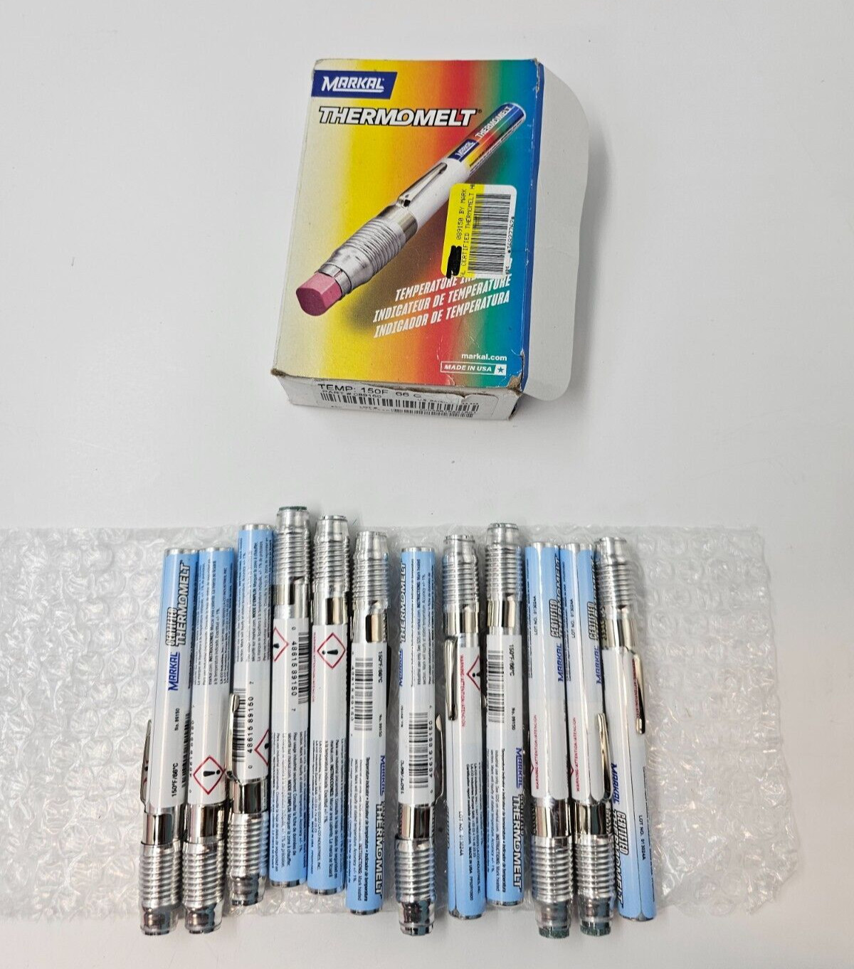 (QTY 12) Markal 089150 Certified Thermomelt Heat Stik 66° C / 150° F