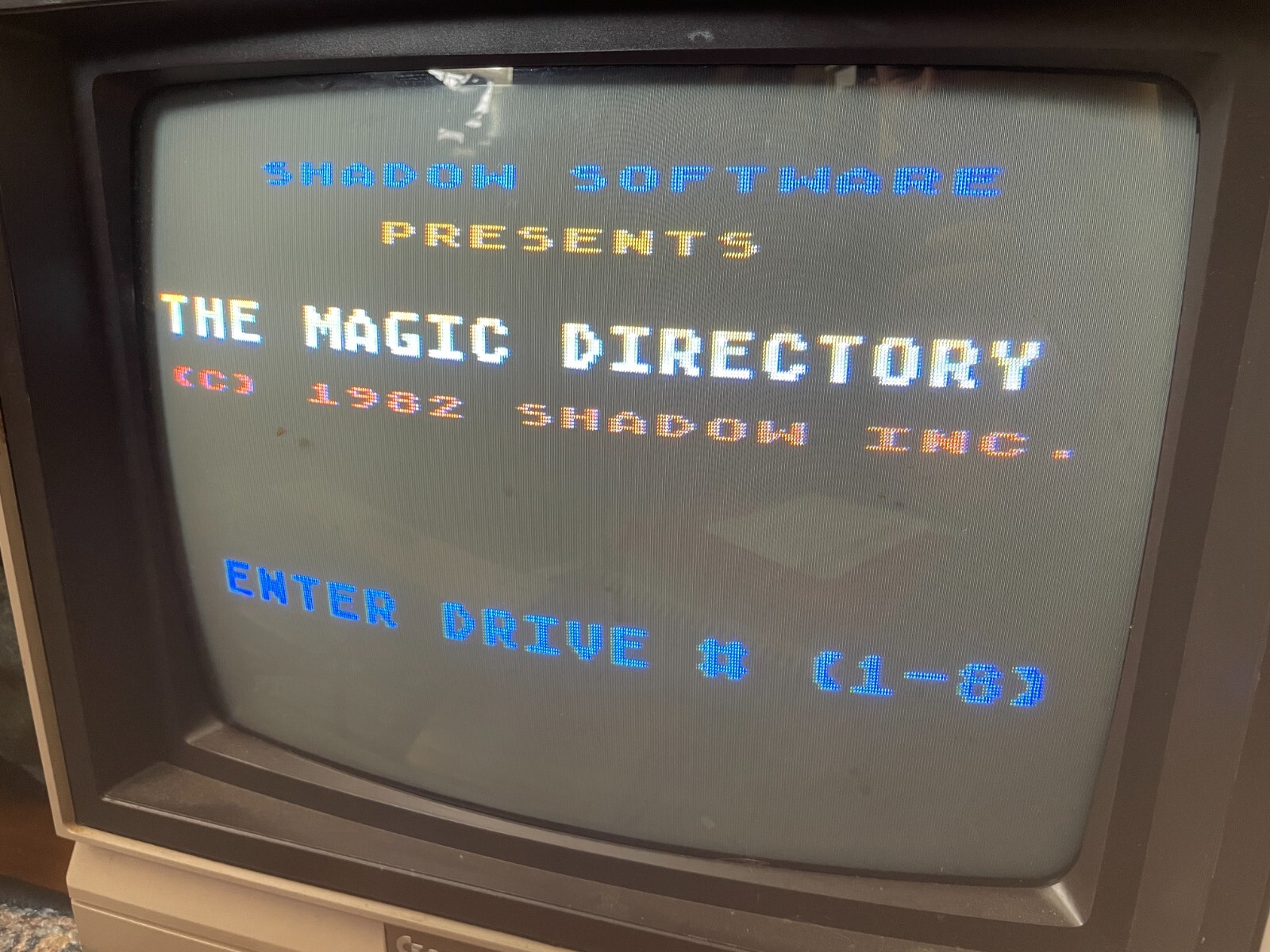 GAMES DISK #1 - Atari 400/800 Computer Shadow Software 5.25" Floppy - TESTED!