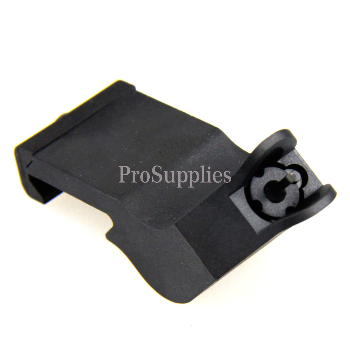 Black Front & Rear 45 Degree Rapid Transition BUIS Backup Polymer Sight