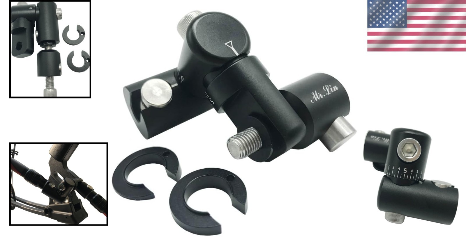 Aluminum V-Bar Mount for Compound Bows