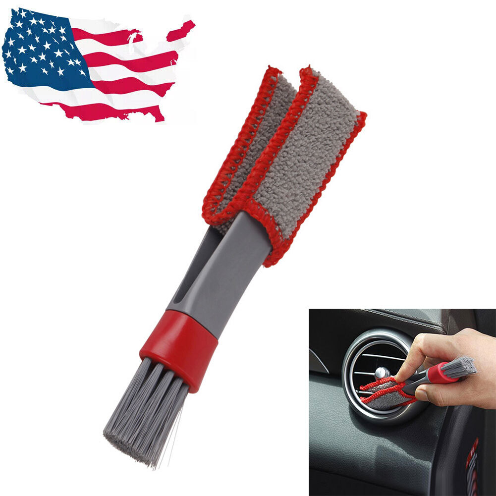Car Auto Kit Air Vent Outlet Cleaning Tool Adjustable Dust Instrument Brush