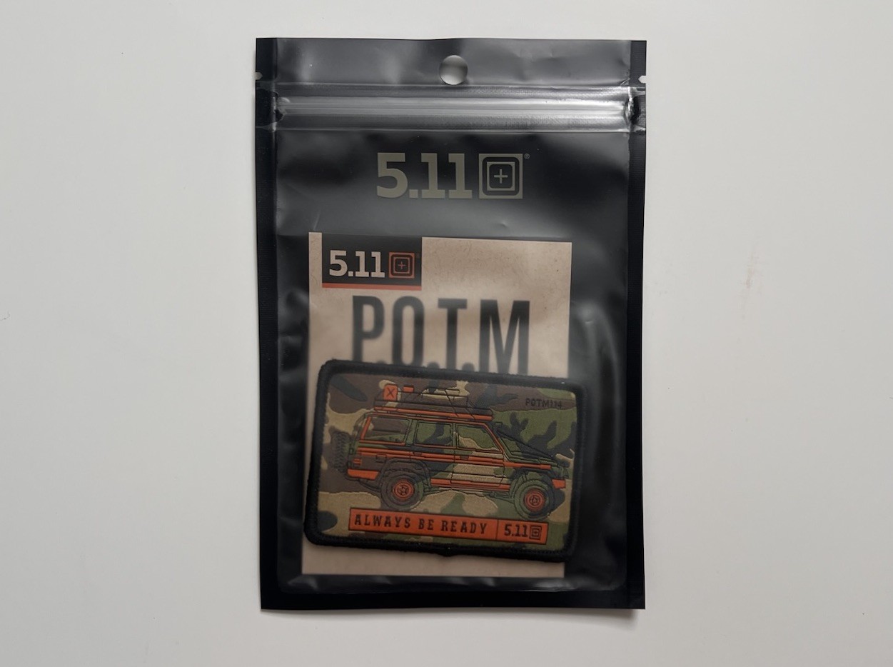 5.11 Tactical Patch Of The Month June 2023 Summer Camo POTM Always Be Ready ABR