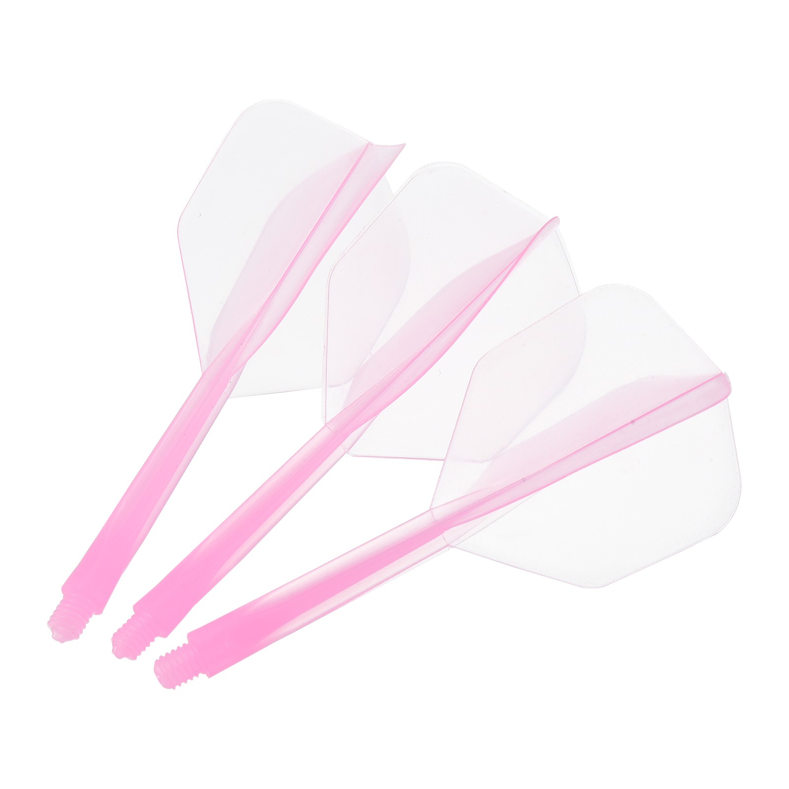 3 Pack Integrated Dart Shaft Flights Durable Dart Flight Pink