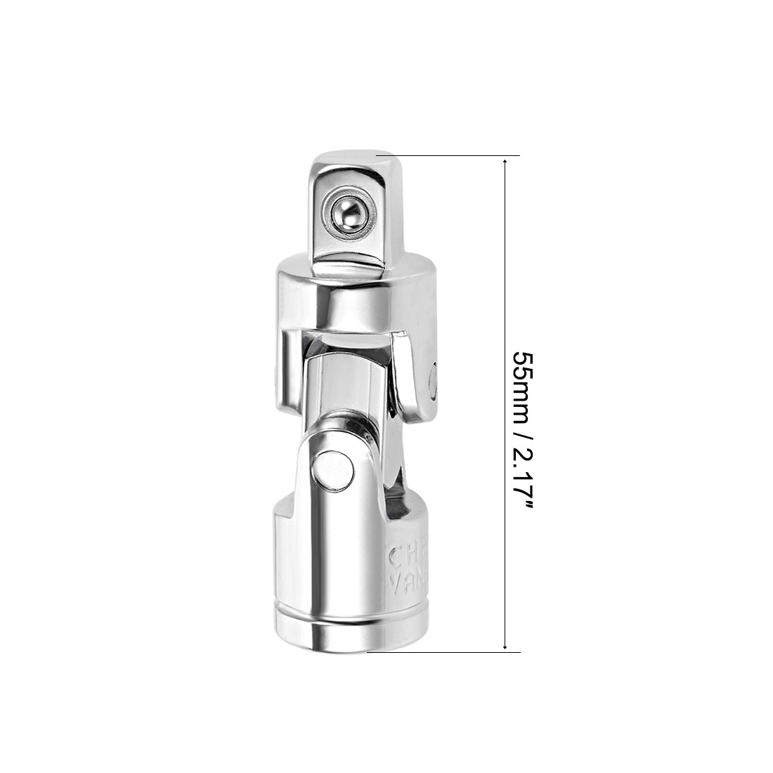 2 Pcs 3/8 Inch Drive Universal Joint Socket Cr-V