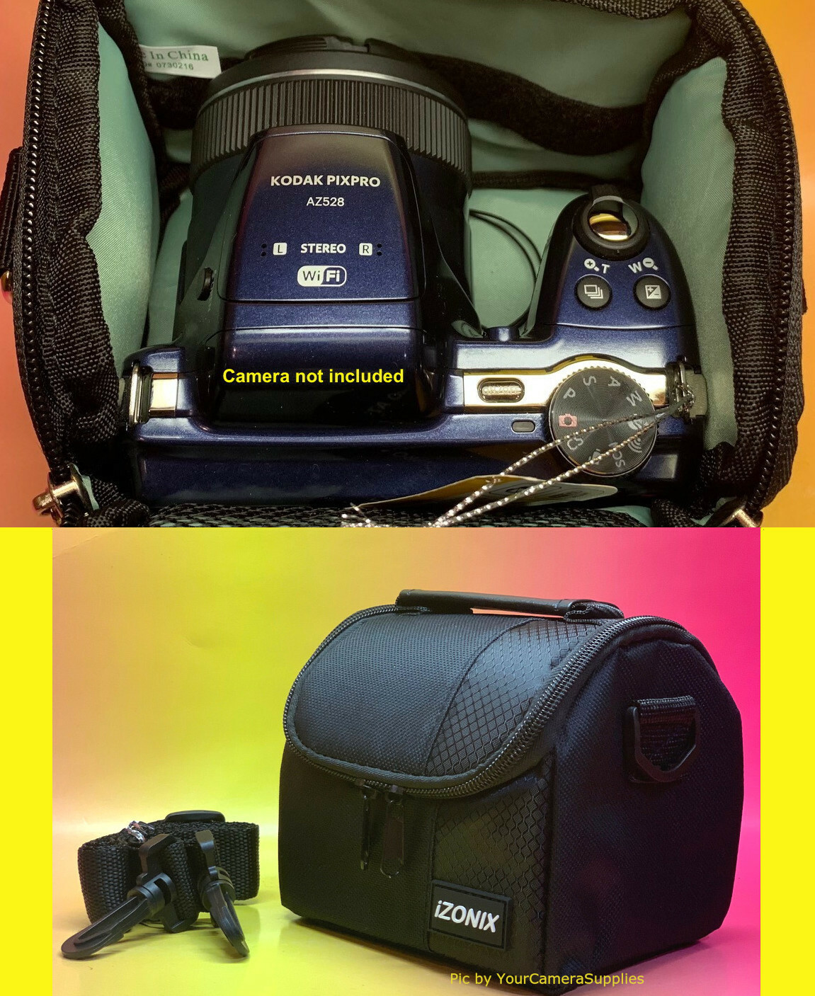 BAG to Kodak Pix Pro AZ425 AZ528 AZ405 AZ252, AZ421 DX6490 AZ901 fit CAMERA ONLY