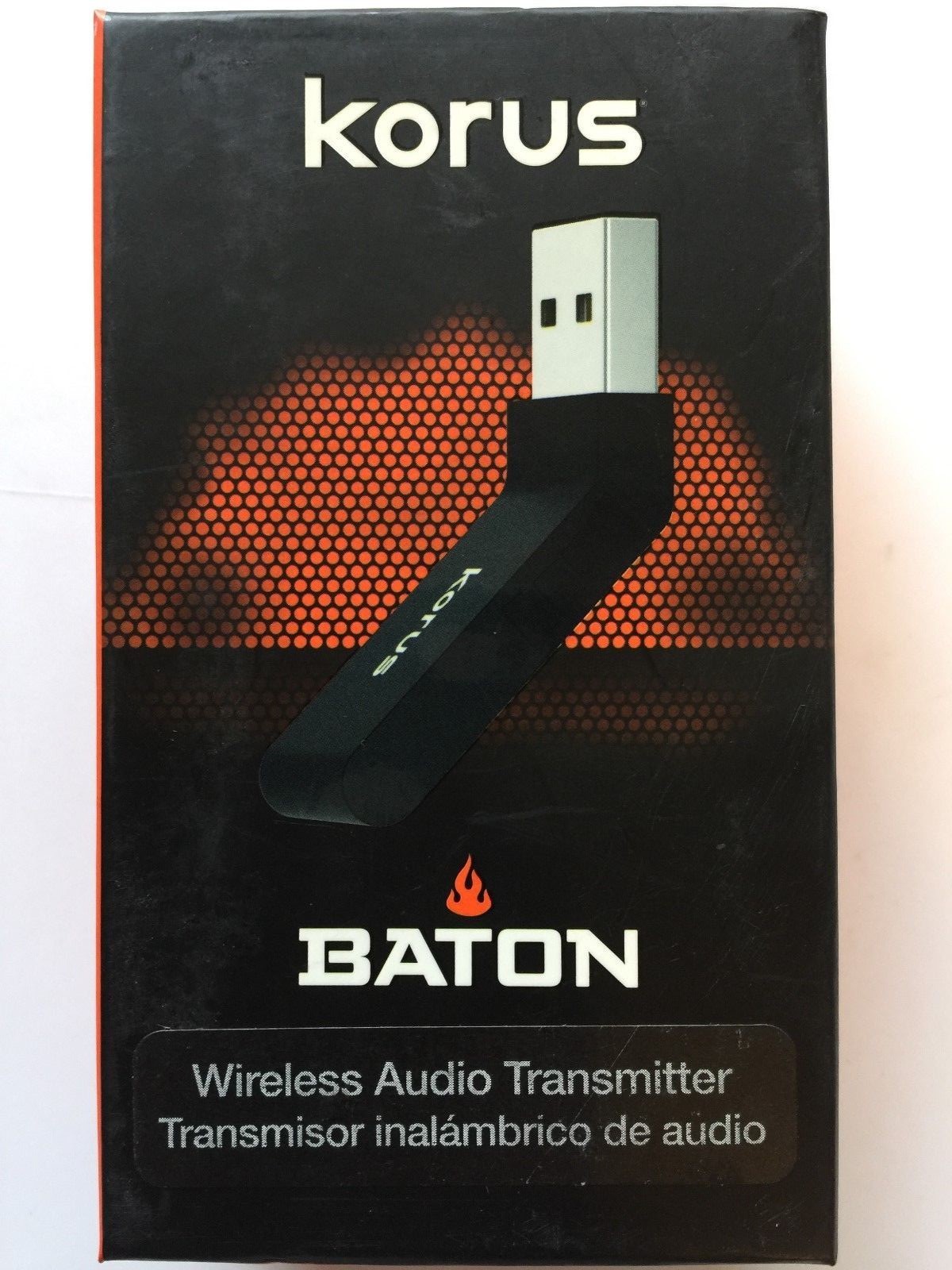 Korus  Baton Wireless USB Audio Transmitter iPhone PC & Mac NEW