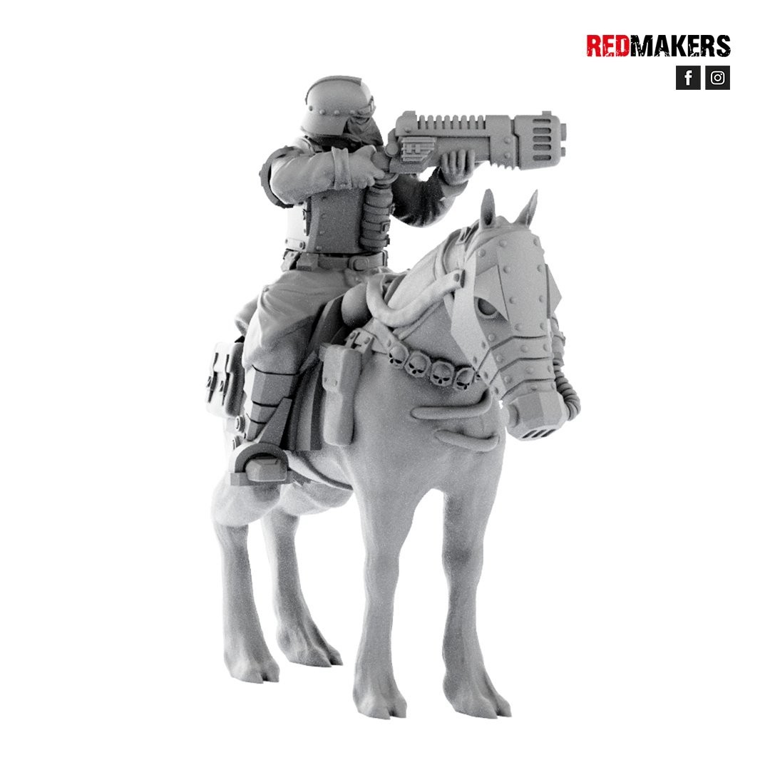 DEATH DIVISION CAVALRY PLASMA GUN SET (5U)