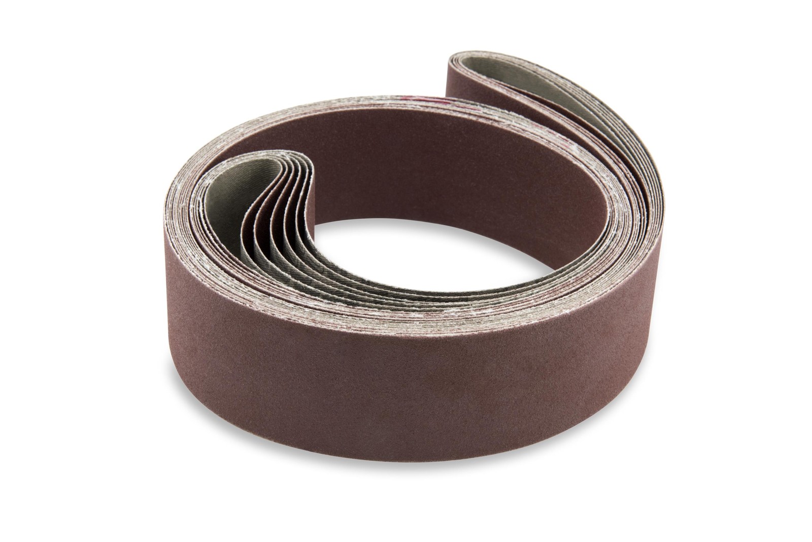 2 X 72 Inch 220 Grit Aluminum Oxide Multipurpose Sanding Belts, 6 Pack