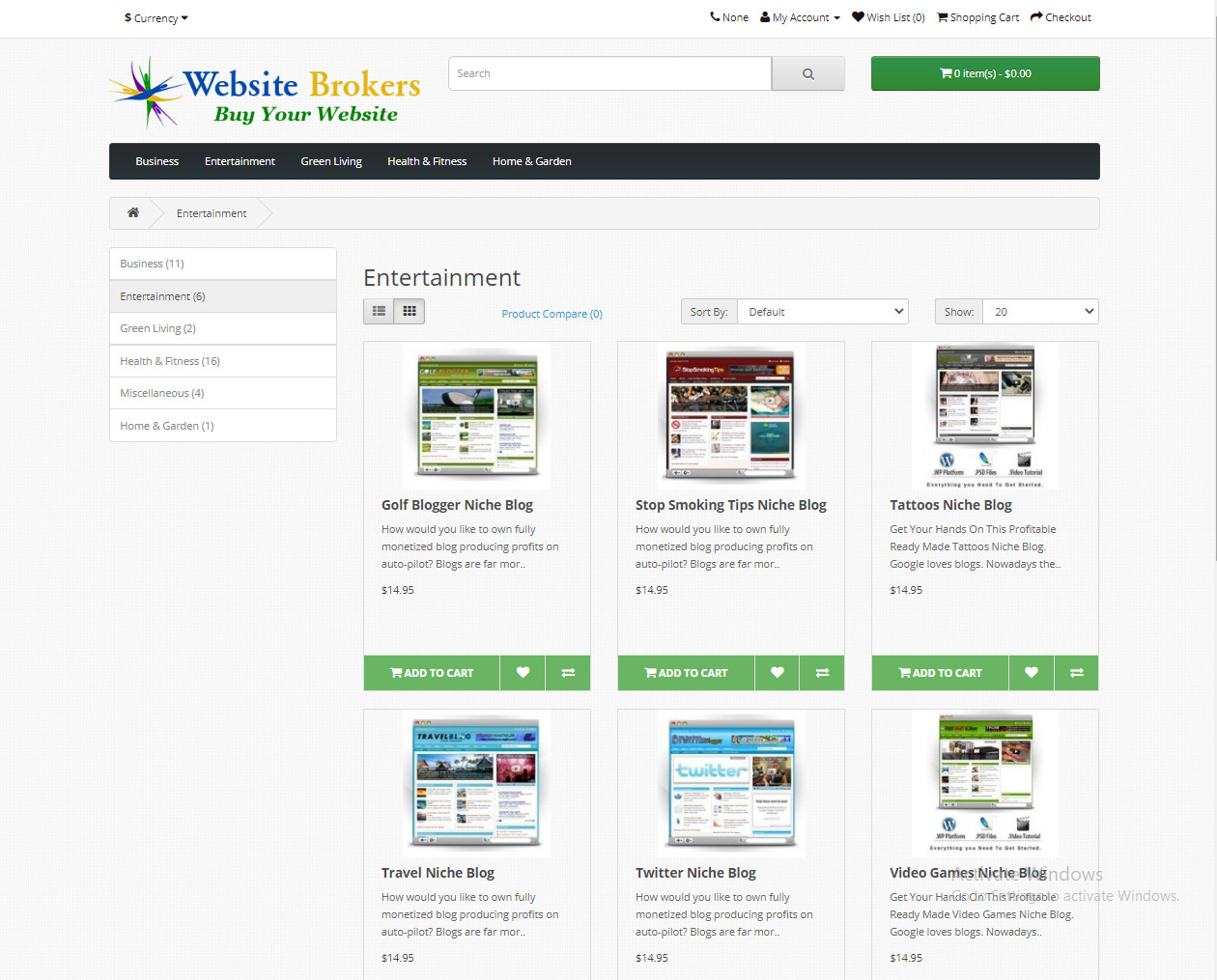 Sell Websites online -  complete website 30 scripts included free Hosting /setup