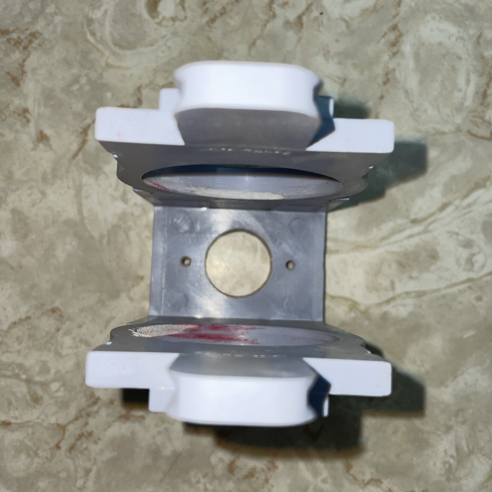 Door Lock Cutting Guide, Hole saw and screw placement, adjustable depth