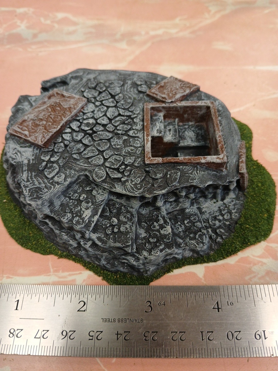 Tome Dungeon Entrance painted terrain Wargaming Terrain TTRPG D&D 40K