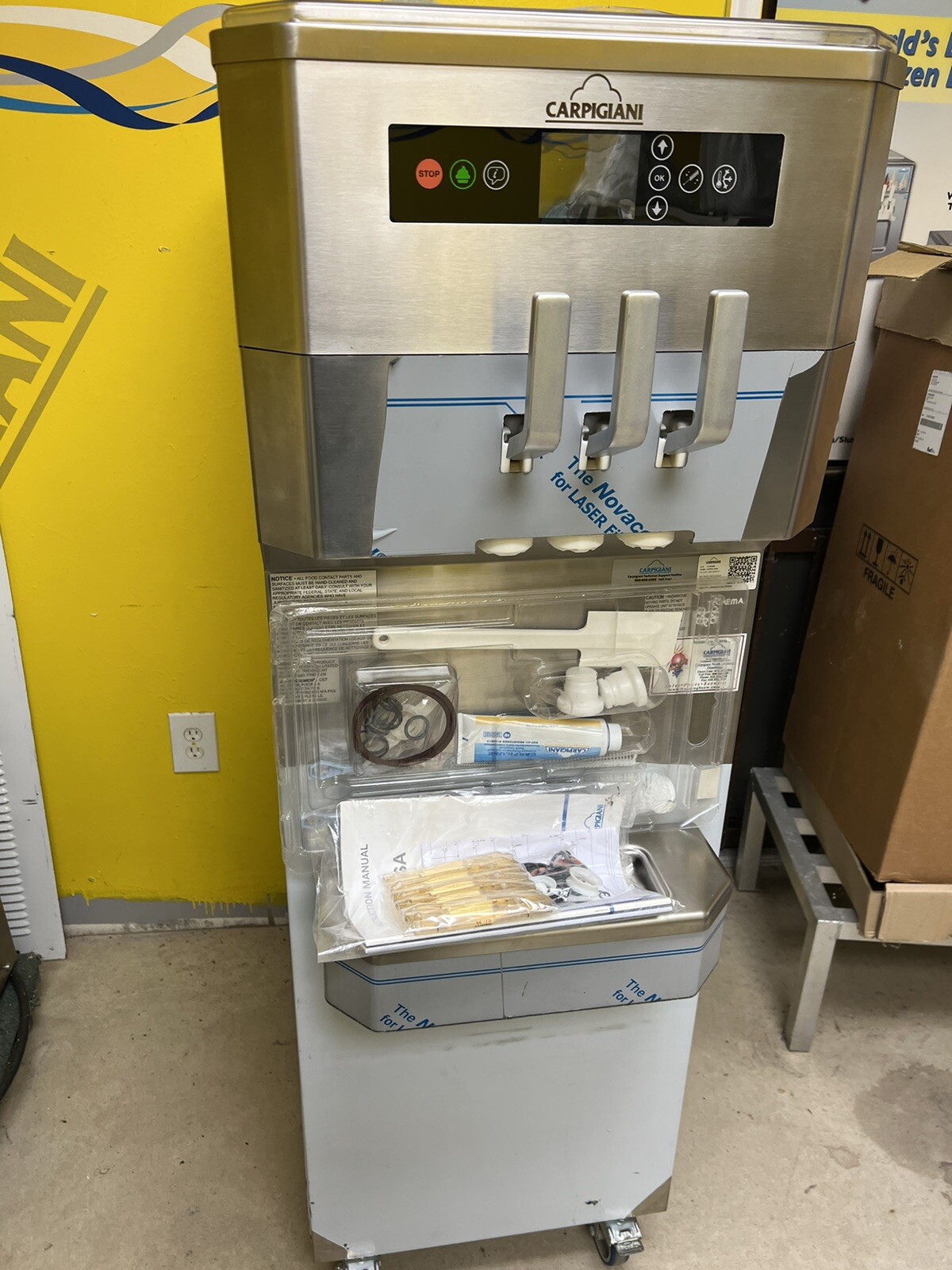 CARPIGIANI SOFT SERVE GELATO ICE CREAM CUSTARD FROZEN YOGURT XVL3P AIR COOL