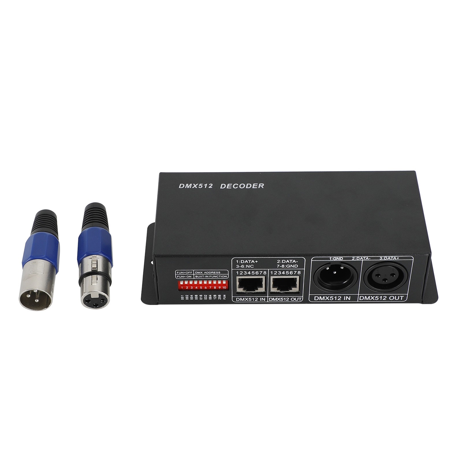 LED RGB Controller 3x8A Decoder With Digital Display 3 Channel DMX512-3CH #8