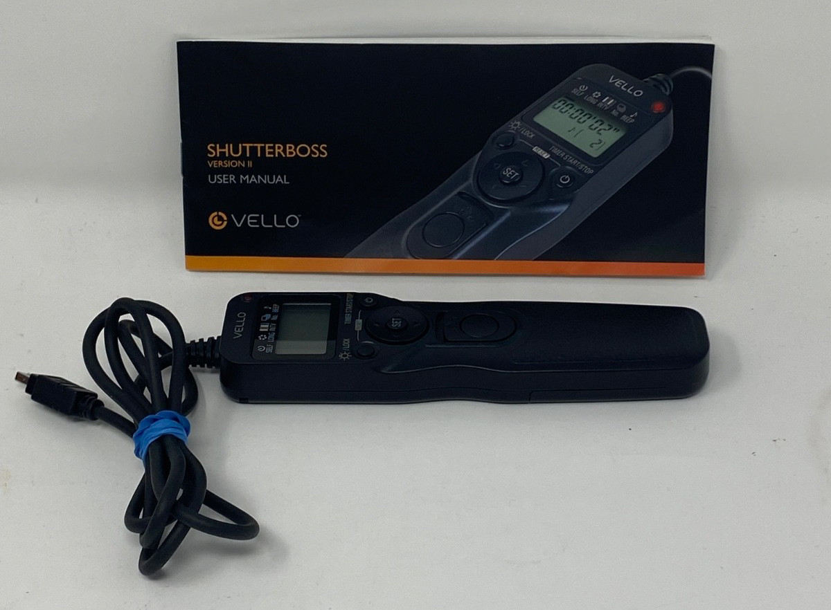Vello ShutterBoss II Timer Remote Switch for Nikon DC2 Connector Cameras RC-N2II