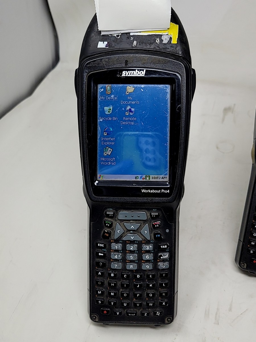 SYMBOL 7528x 1073100-002 Barcode Scanner NO batteries SEE NOTES
