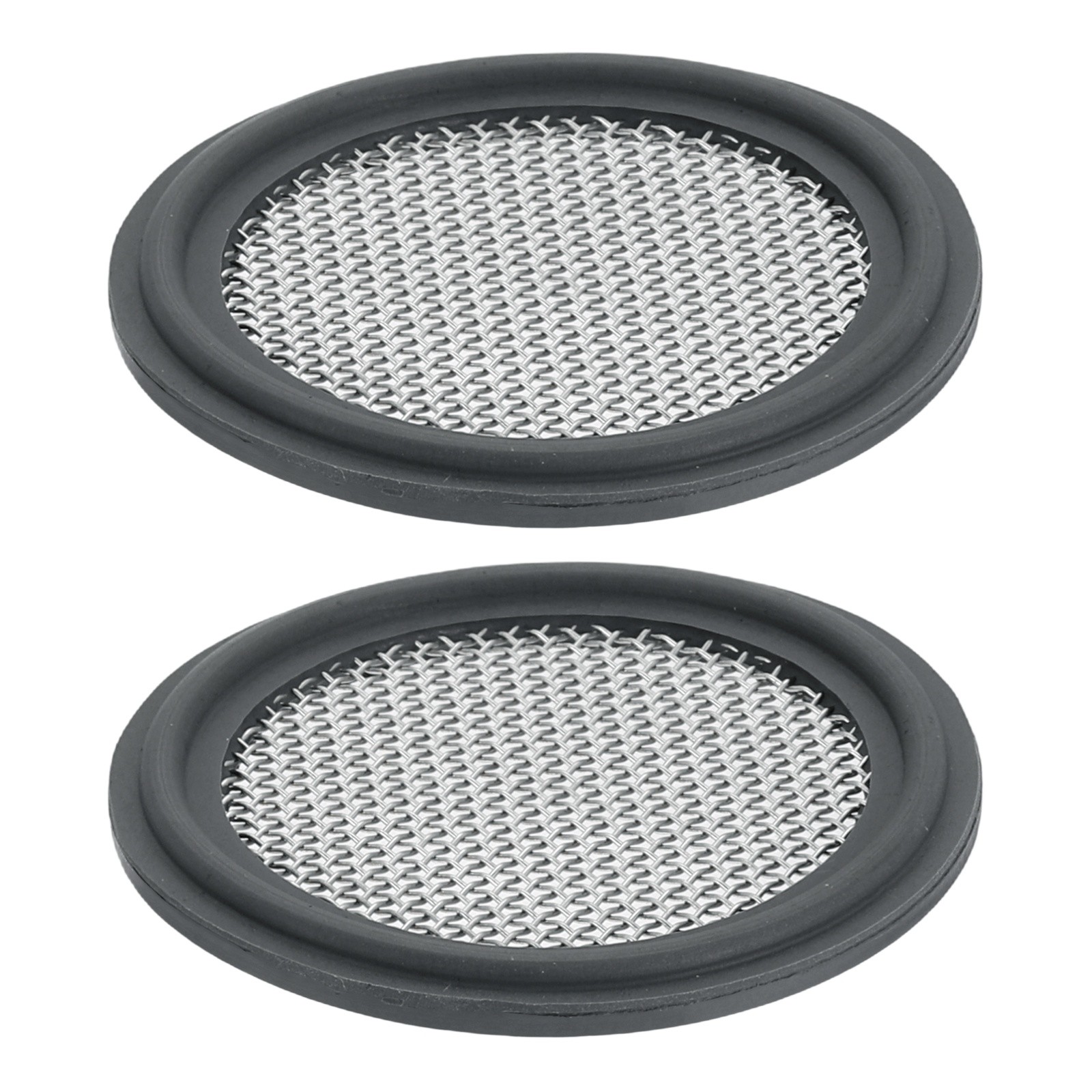 2Pcs 1.5'' FKM Sanitary Gasket, 20 Mesh Sanitary Filter Gasket, Grey