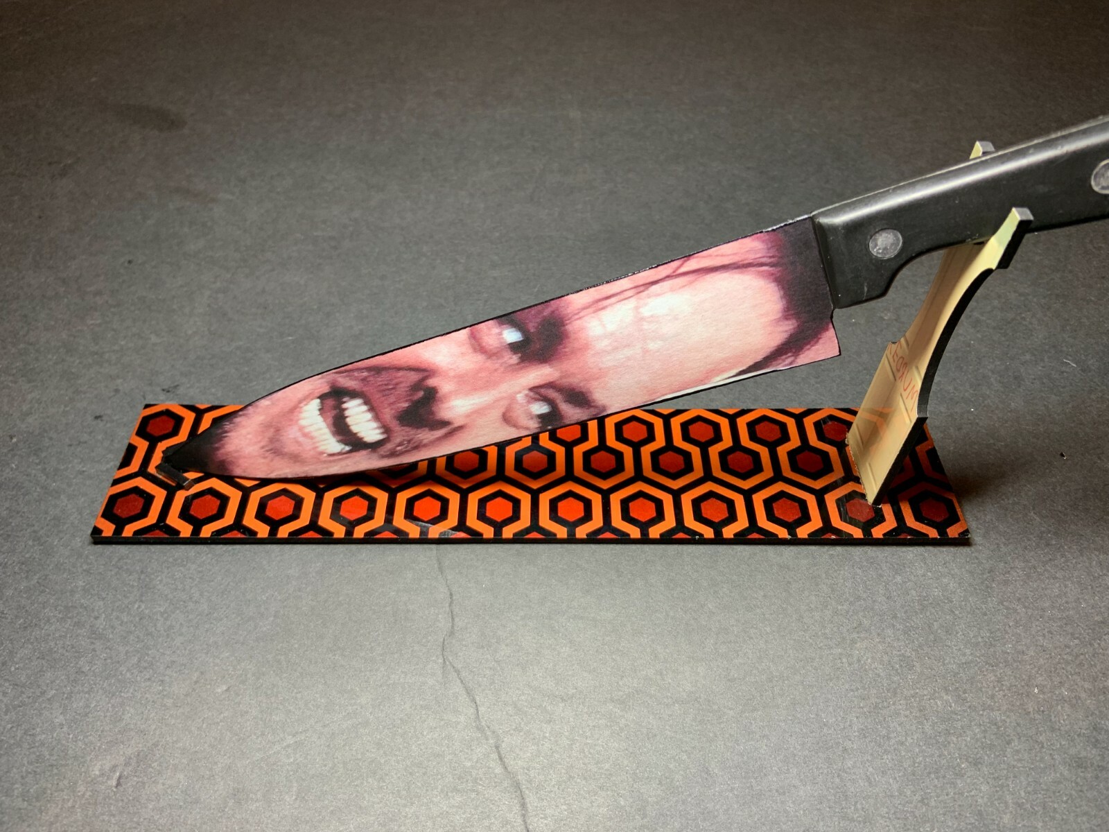 The Shining Stanley Kubrick Kitchen Knife With Sublimated Stand