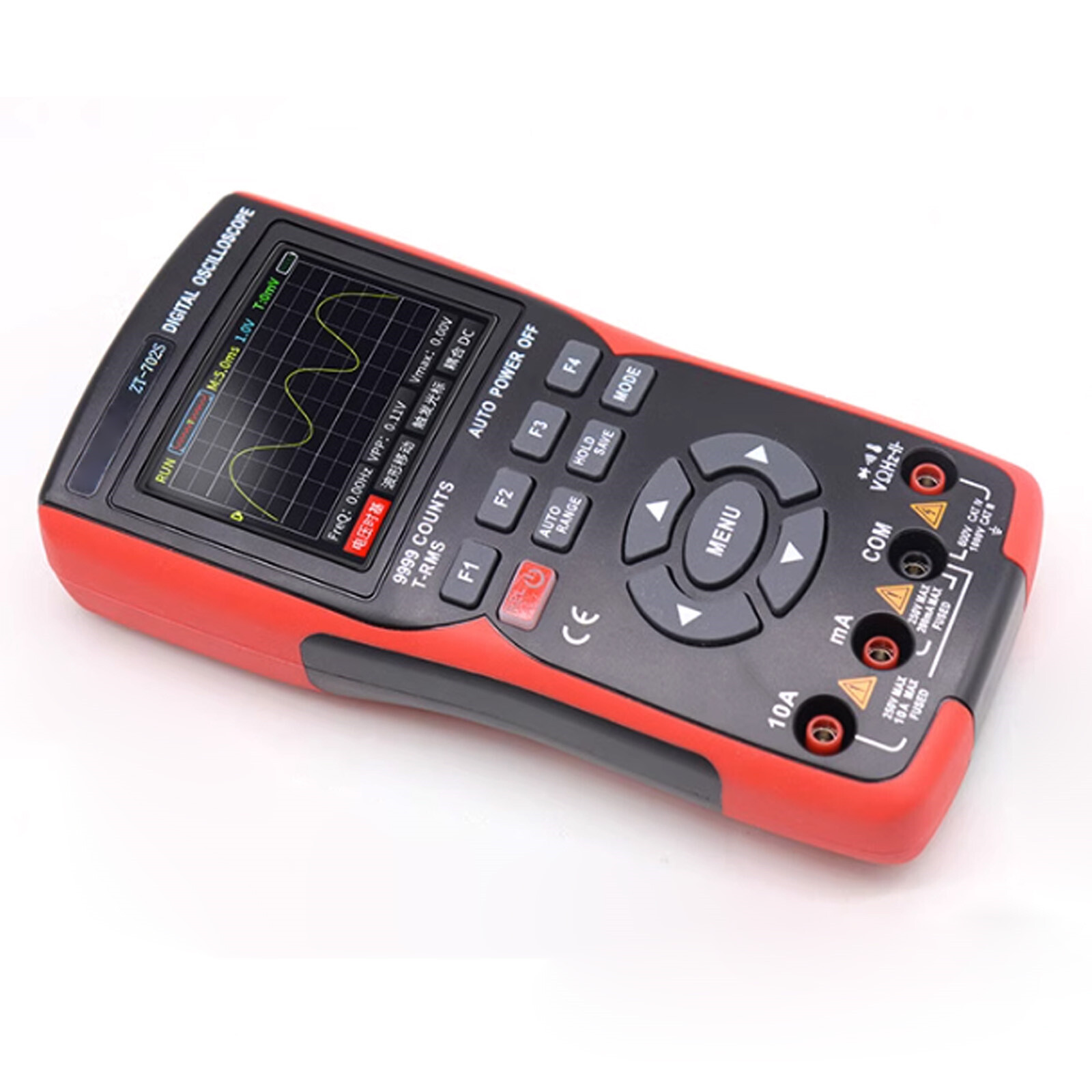 ZT-702S Digital Oscilloscope Multimeter AC/ DC Voltmeter Ammeter Ohmmeter Tools