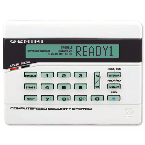 Napco Gemini Alpha/Symbol Keypad (GEM-RP2ASE2) [Open Box]
