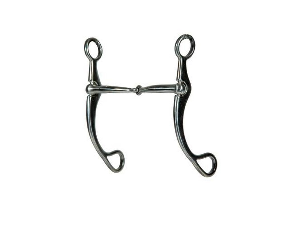 Professional's Choice Bit Laramie Shank Snaffle 5.125 Silver PCB-1080
